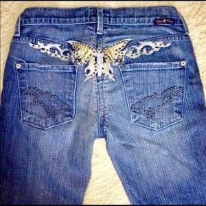 People for Peace Butterfly jeans